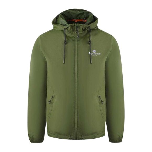 Aquascutum Mens Active London Windstopper Logo Soft Shell Jacket / Green